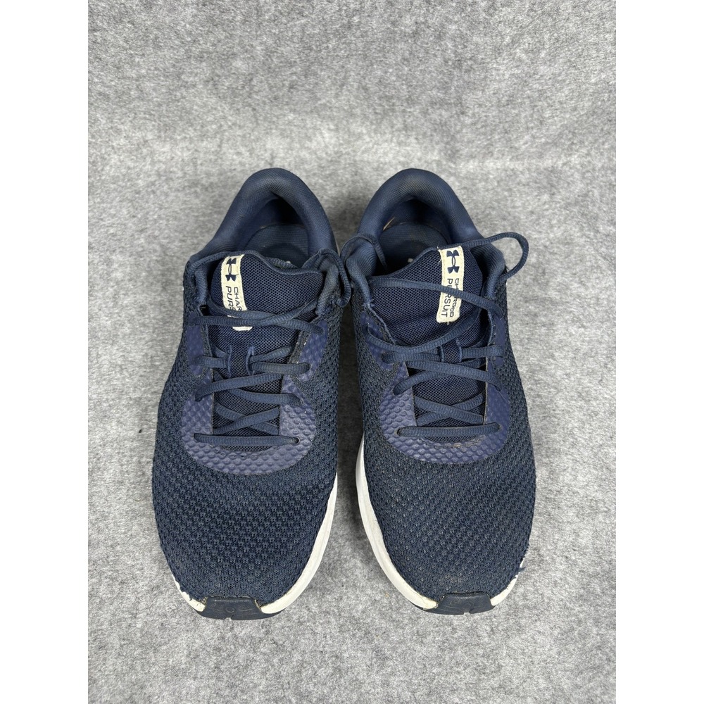 Under Armour Charged Pursuit 3 Navy Blue Running Shoes 3024878-401 Mens 10